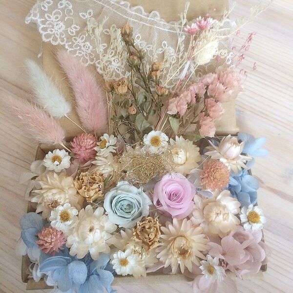 花材38 花材詰め合わせ 花材セット ハーバリウム花材 プリザーブドフラワー