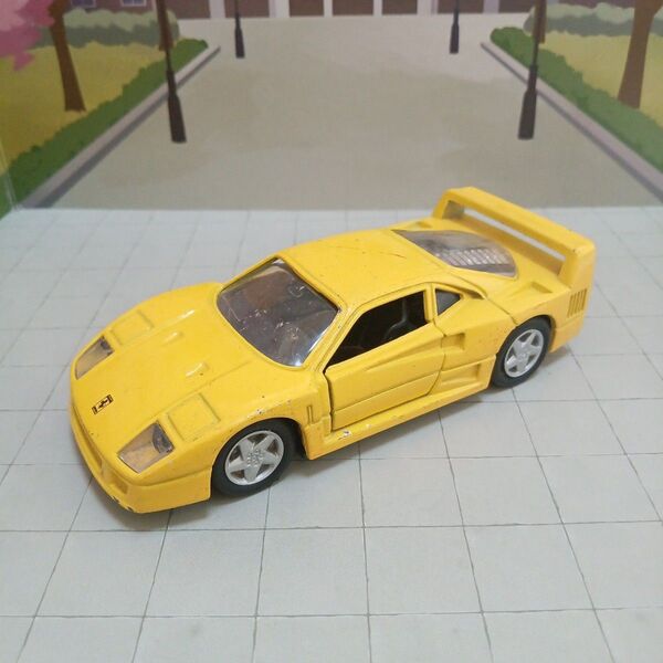 フェラーリ F40 ミニカー イエロー