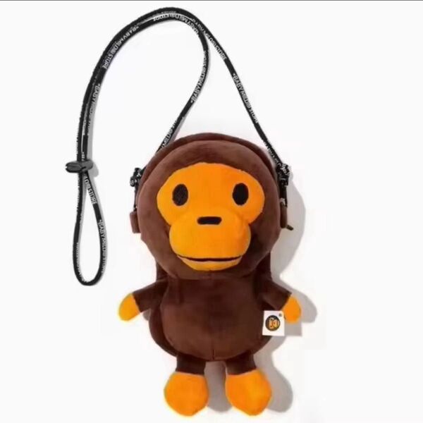 A BATHING APE スマホショルダーバッグ ぬいぐるみ BABY MILO