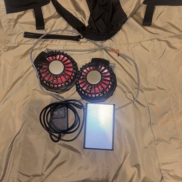 空調服 サイドファン ペルチェファン 30V