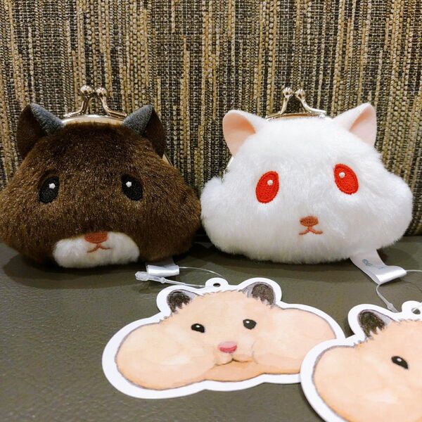 ハムスター 助六の日常ぬいぐるみ がまぐち 2種セット