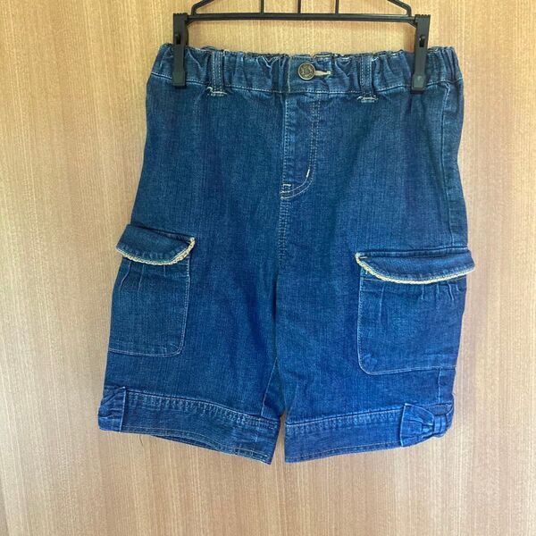 デニムショートパンツ サイズ140 キッズ子供服 女の子 ガール