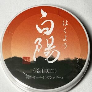 【新品・未開封】新大和漢方 白陽 朝用オールインワンクリーム 40g