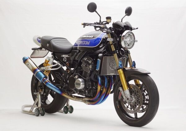 美品 Z900RS K-FACTORY CLR-R+ チタンフルエキ マフラー