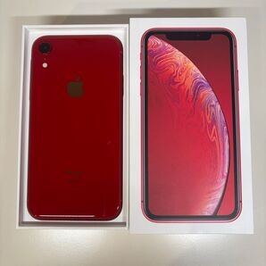 Apple iPhone XR Product RED 128GB SIMフリー 純正バッテリー80% 赤 プロダクト レッド
