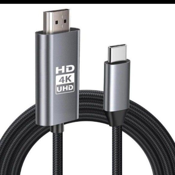 HDMI Type-C to Hdmi ケーブル 変換アダプター【4K対応】