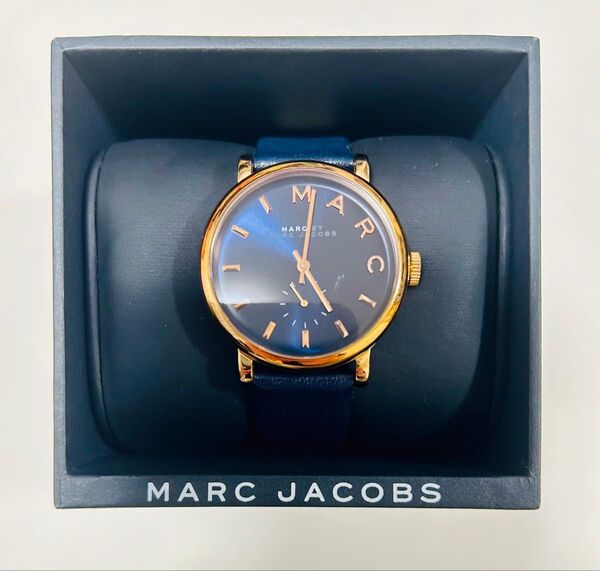 訳あり!半額以下!MARC BY MARC JACOBS 腕時計 ネイビー クォーツ腕時計/アナログ