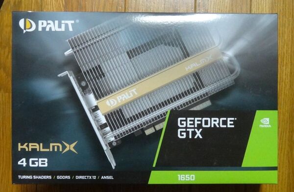 PALIT GTX1650 KalmX ファンレス 4GB
