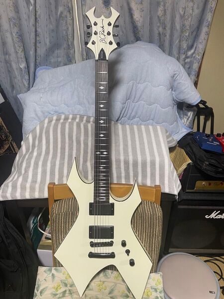 ステンレスジャンボフレットに打替済 B.C. Rich Warlock ビーシーリッチ ワーロック EMG 81 85搭載 調整済