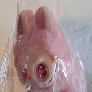 ラブブ labubu 乗り物 歌って しっぽふる 動くおもちゃ ぬいぐるみ ピンク色