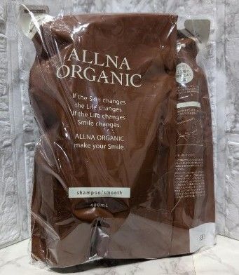 ALLNA ORGANIC シャンプー スムース 詰め替え 400ml×1個
