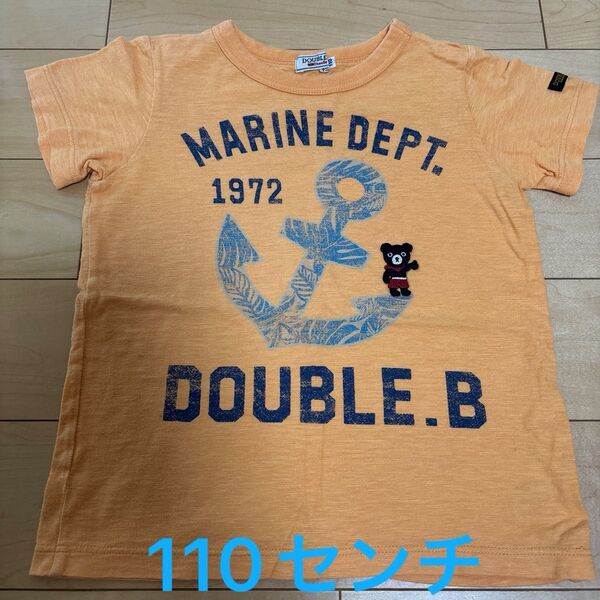 ミキハウス ダブルB 半袖Tシャツ 110センチ