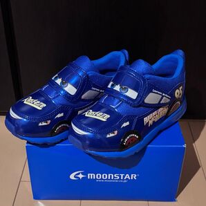 MOONSTAR カーズ スニーカー 19cm ブルー