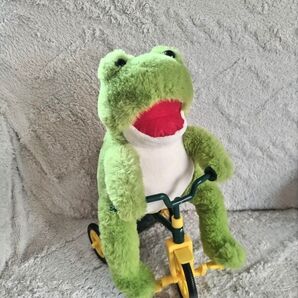 タイトー限定 チャリ かえる きみどり ぬいぐるみ