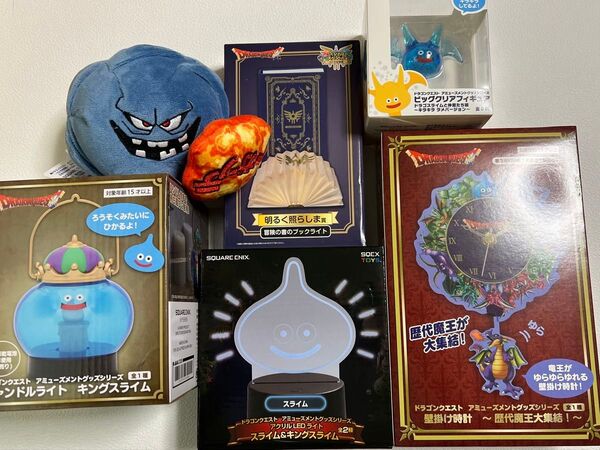 新品未開封 ドラゴンクエストグッズまとめ売り 一番くじなど ぬいぐるみ フィギュア ライト 時計