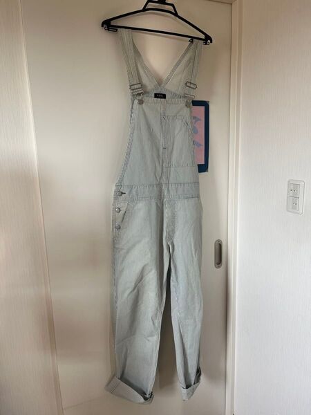 A.P.C サロペット オーバーオール ヒッコリー 水色