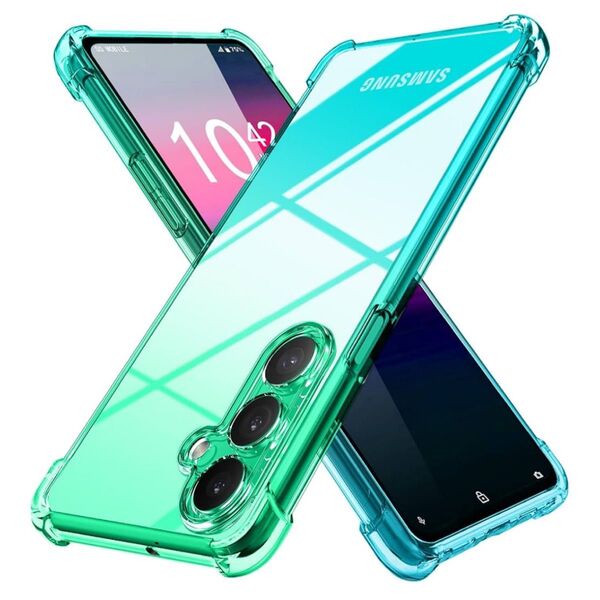 Galaxy S24 FE 用 スマホケース クリア 薄型 グラデーション色