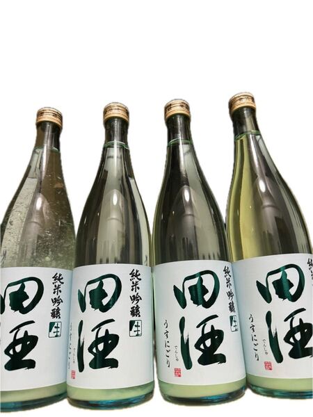 田酒 純米吟醸酒 うすにごり 720ml 4本セット