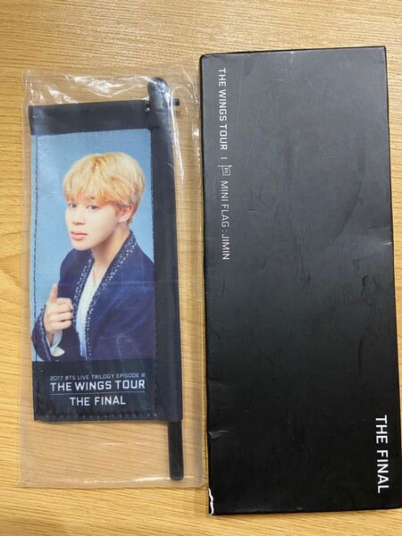 【新品】BTS WINGS TOUR THE FINAL ミニ フラッグ JIMIN ジミン