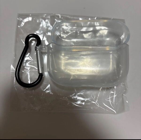 ☆在庫 限定☆AirPods Pro ケース クリアケース TPU カラビナ付き