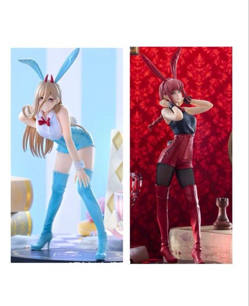 【開封発送】ラウンドワン限定 チェンソーマン BiCute Bunnies Figure マキマ パワー 2種セット