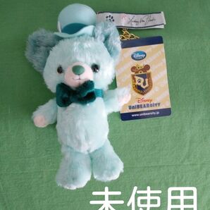ユニベアシティ マッドハッター ミントティー ぬいぐるみバッジ キーチェーン ディズニー テディベア ぬいば