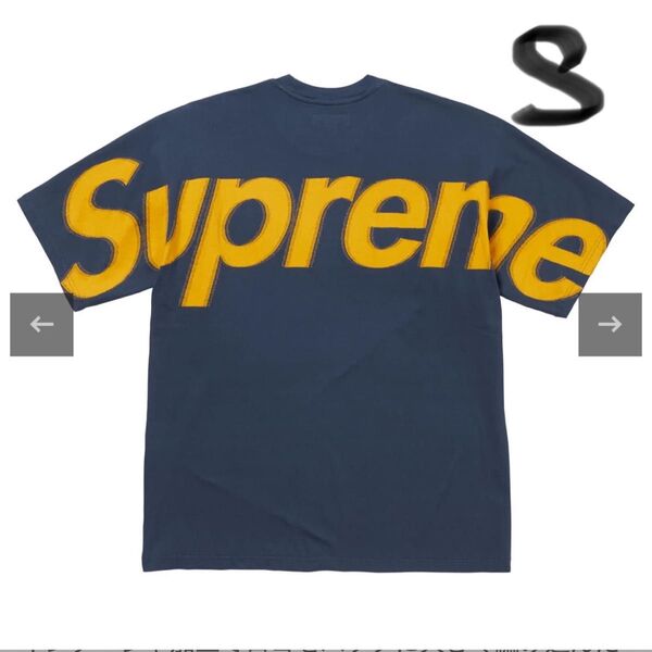 S. Supreme Intarsia S/S Top Navy シュプリーム Tシャツ ネイビー