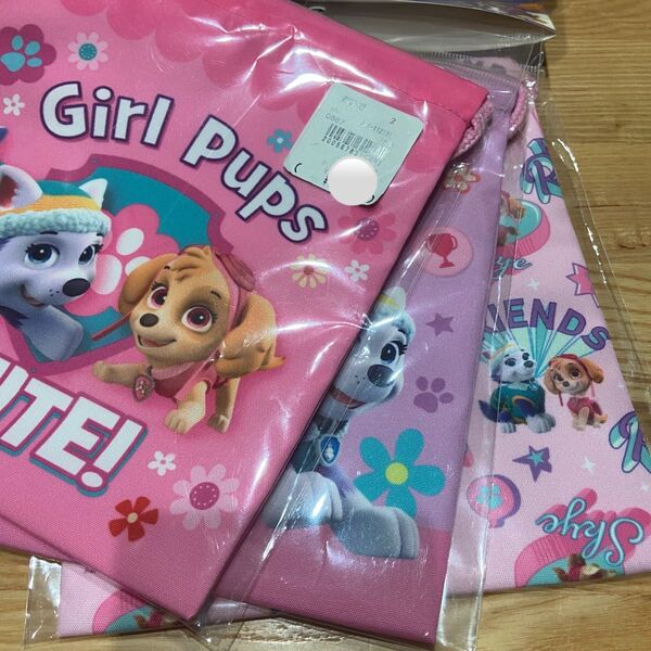 パウパトロール 巾着袋 3枚セット スカイ エベレスト