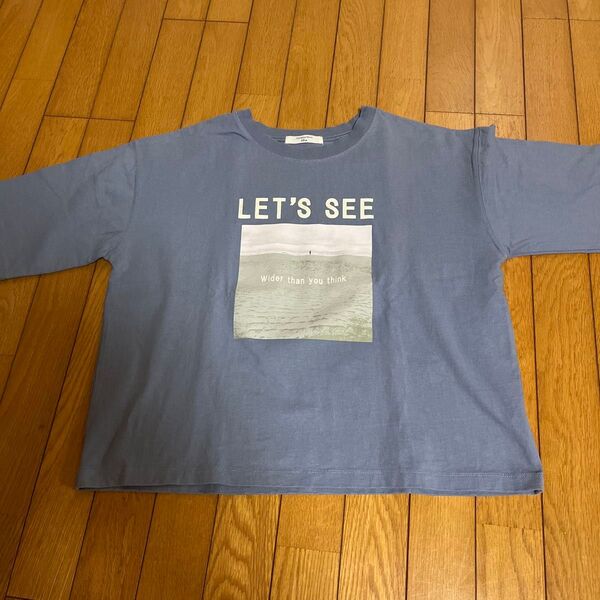サマンサモスモス ブルー Tシャツ