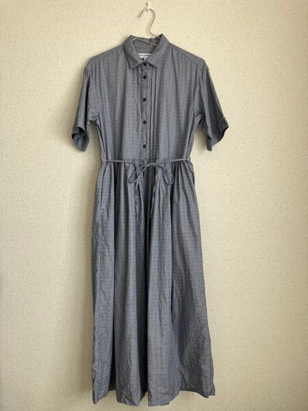 UNIQLO ユニクロ 半袖 シャツワンピース ロング Mサイズ イネス