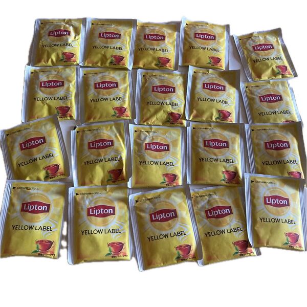 Lipton YELLOW LABEL ティーバッグ 20袋 まとめ売り