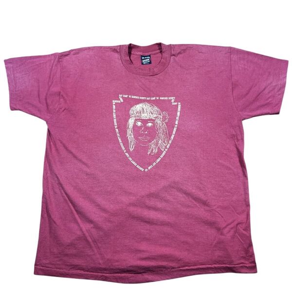 【激レア】90s FRUIT OF THE LOOM Tシャツ XXL USA製 シングルステッチ ネイティブアメリカン レッド