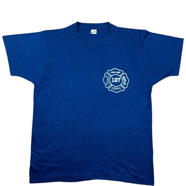 ヴィンテージ FDNY Tシャツ Screen Stars製 80s 90s シングルステッチ L