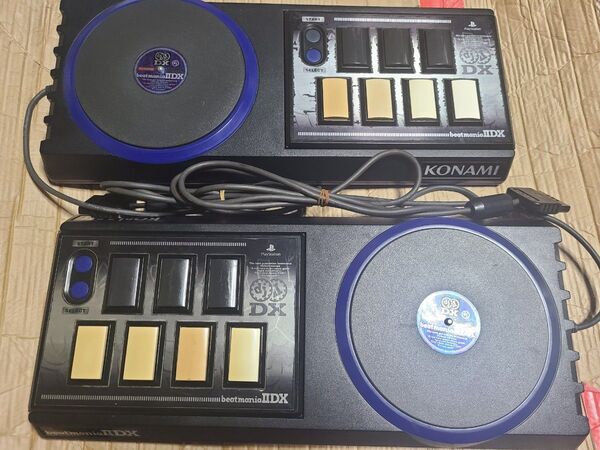 beatmaniaIIDX 専用コントローラー 2台セット ハマリ対策 EMP皿 ビートマニア2DX ビーマニ コナミ PS2