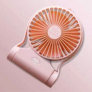 小型扇風機 ピンク 折りたたみ式