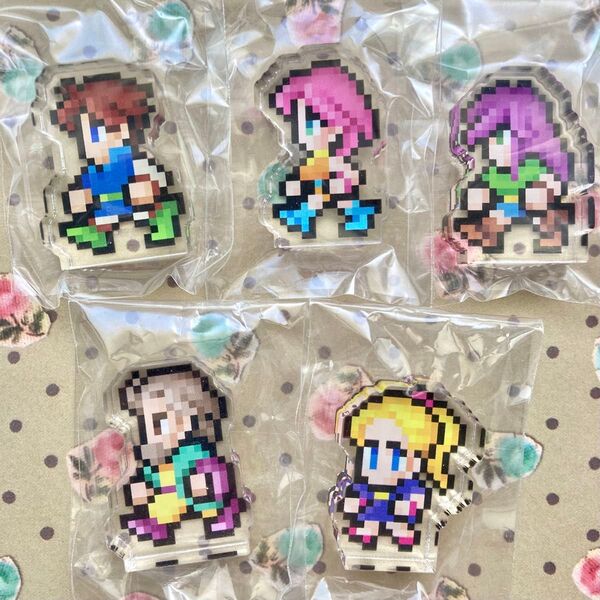 ファイナルファンタジー ピクセルリマスター ミニアクリルスタンド FF5 バッツ レナ ファリス ガラフ クルル 全種