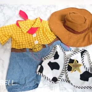 ダッフィー Duffy ウッディ コスチューム 日本未発売 トイ・ストーリー 服 ぬいぐるみコスチューム ディズニー