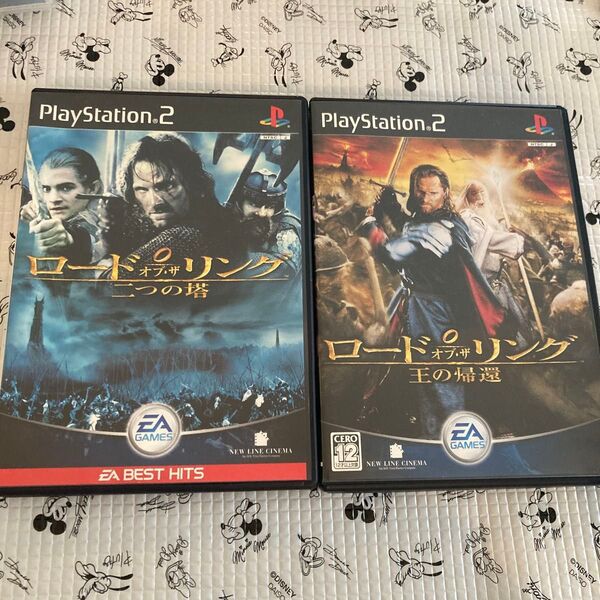 【PS2】 2点セット ロード・オブ・ザ・リング 王の帰還、二つの塔
