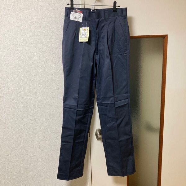 スラックス チャコールグレー ウエスト76cm ジーベック 1262-25-76 (65-8322-74)