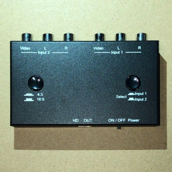 RCA AV HDMI コンバーター 2 in 1 SFC FC N64 コンポジット 変換 アダプター 16:9 4:3 切替