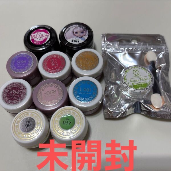 No3 カラージェル ジェルネイル かぶりなし11ケ まとめ売り