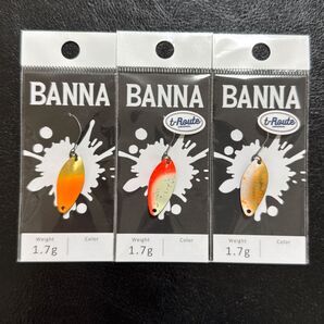 【未使用】バンナ 1.7g 3点セット / ニュードロワー