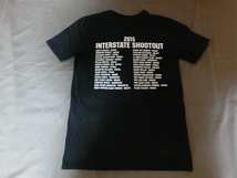 激レア 入手困難 【Nike】社製 ナイキUSA主催 バスケイベント 【2015 Nike Interstate Shootout】ロゴプリント入り TシャツUS S 黒 中古品_画像4