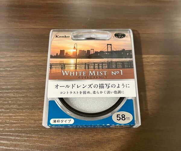 Kenko WHITE MIST No.1 58mm Kenko ホワイトミスト レンズフィルター