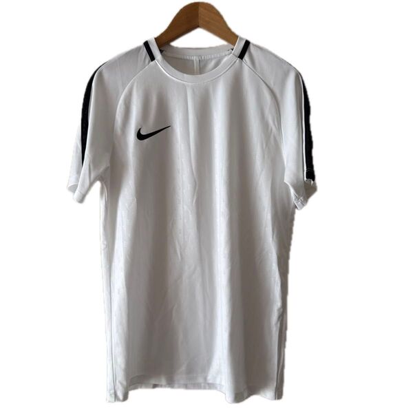 NIKE ナイキ DRI-FIT スポーツ Tシャツ USED L 白×黒