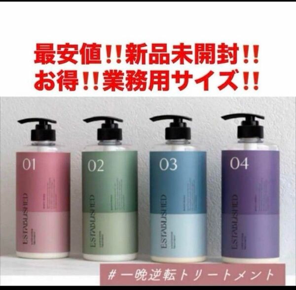 最安!新品!エスタブリッシュ 3ステップシステムトリートメント