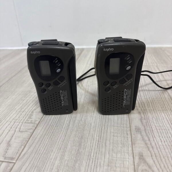 SANYO TA-PC7 特定小電力トランシーバー 2個セット