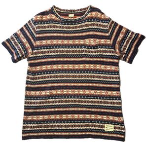campion チャンピオン ネイティブ柄 ポケット t シャツ