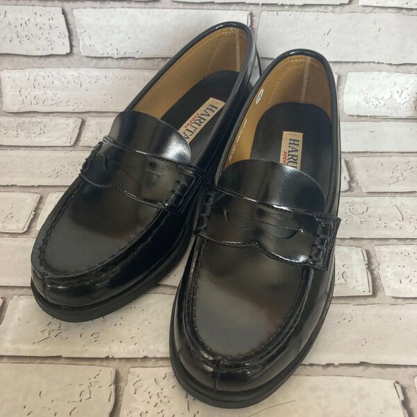 【新品】HARUTA ハルタ ローファー 3E 靴 学生靴 ブラック 黒 4505 23cm