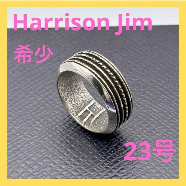 ハリソンジム トゥファキャスト リング 23号 ライン ボーダー 希少 Harrison Jim TUFA CAST RING